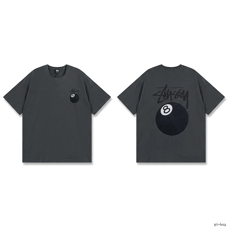 Stussy No.8 Retro Black T-shirt