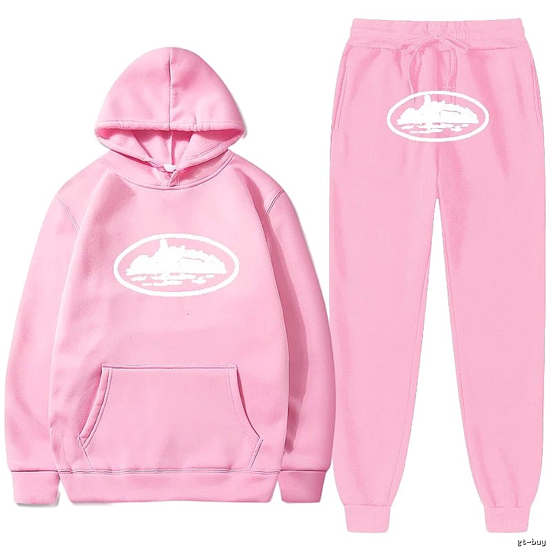 Stussy Pink Red Tracksuit Set Statement Graphic Logo