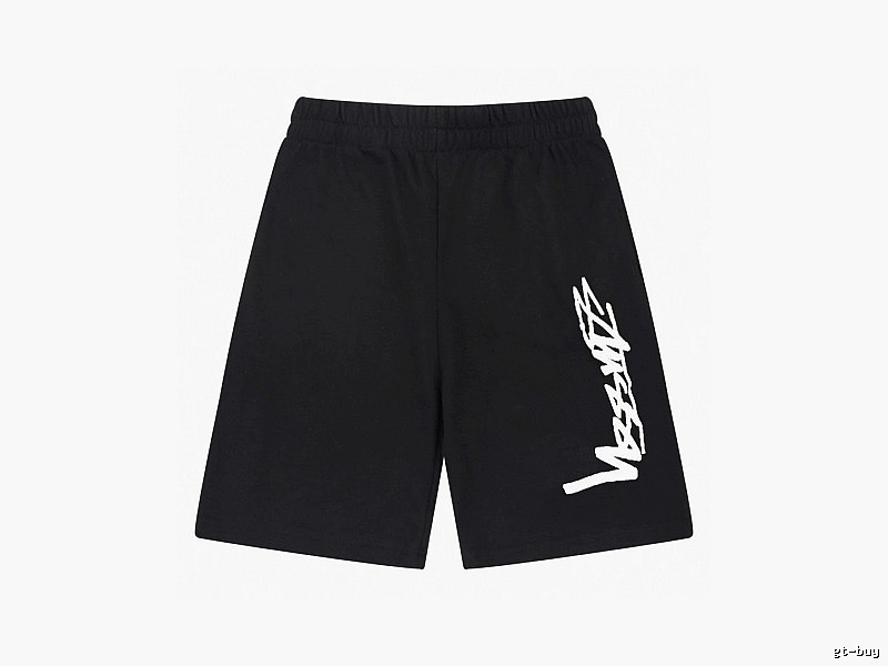 Stussy street-style black shorts
