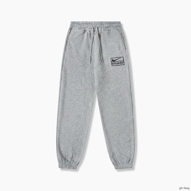 Stussy trendy brand grey casual pants