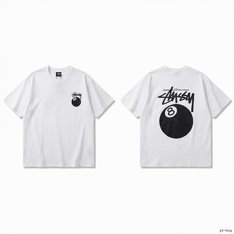 Stussy trendy style white T-shirt