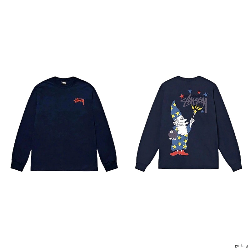 Stussy Wizard Series Dark Style Long-sleeve