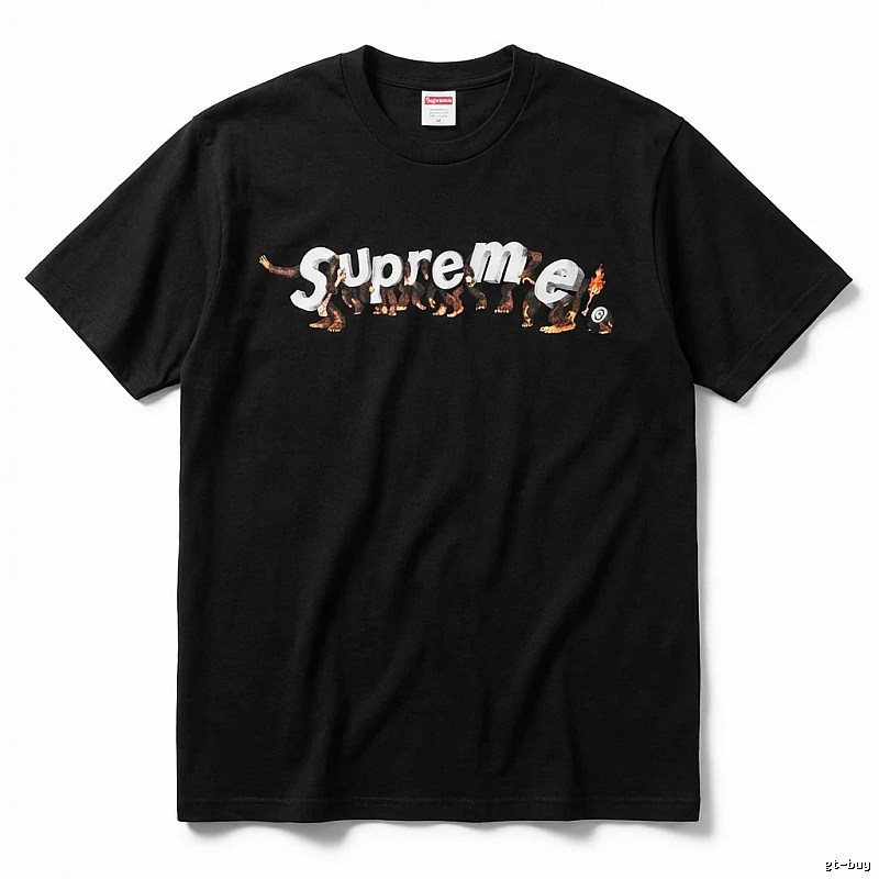 Supreme Ape Series Black T-shirt