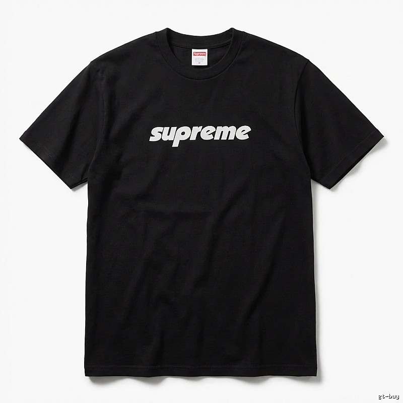 Supreme basic black T-shirt