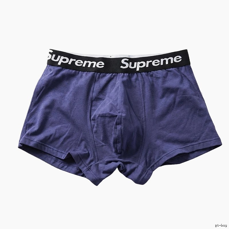 Supreme basic dark blue underwear