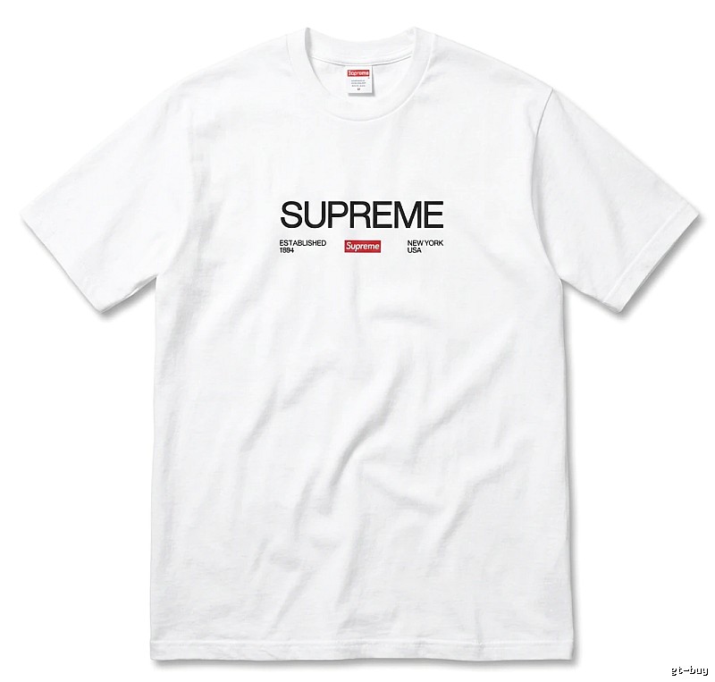 Supreme basic simple white T-shirt