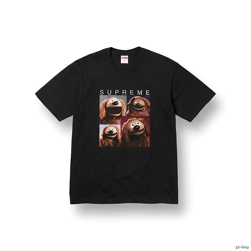 Supreme Cartoon Style Black T-shirt
