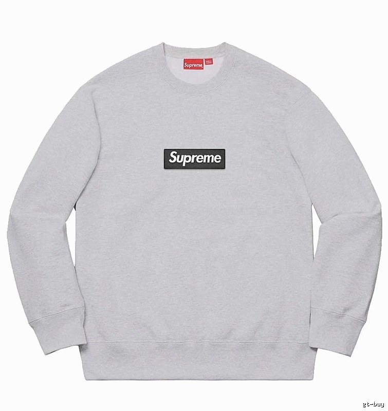 Supreme Classic Logo hoodie Gray Red Oversized with Travel-Friendly Style