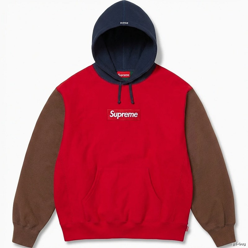 Supreme Color - Blocked Casual Style Sweatshirt