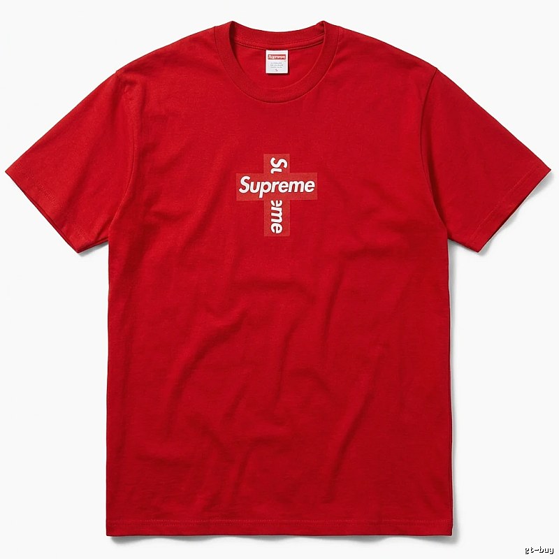 Supreme Cross Simple Style Red Clothes
