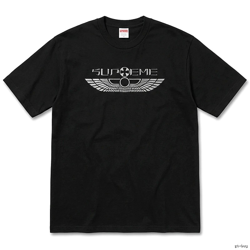 Supreme Flight Series Trendy Cool Black T-shirt