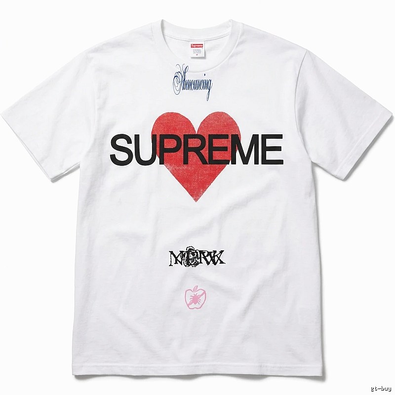 Supreme Love Trendy White T-shirt