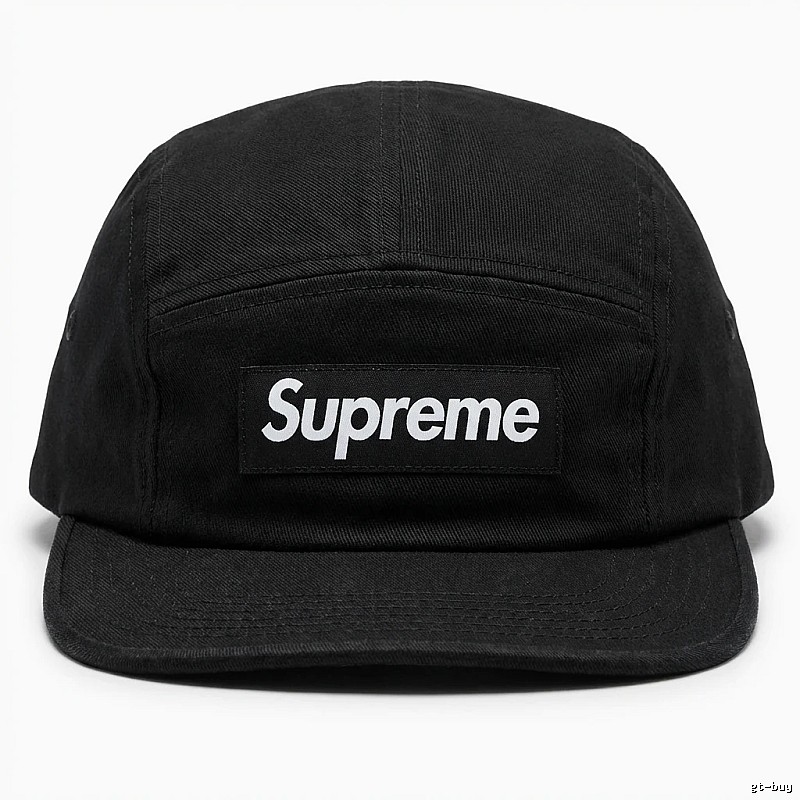 Supreme minimalist style black hat