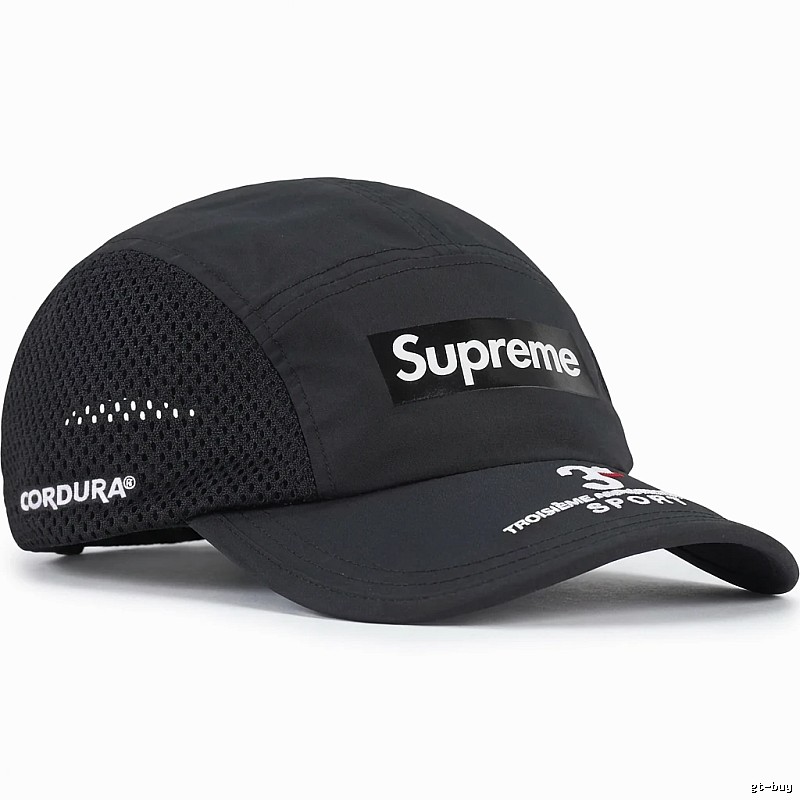 Supreme minimalist style black hat