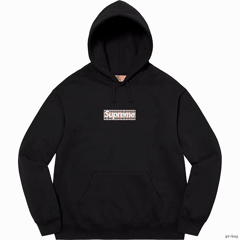 Supreme Monogram Logo hoodie Gray Red Oversized for Casual Outfits