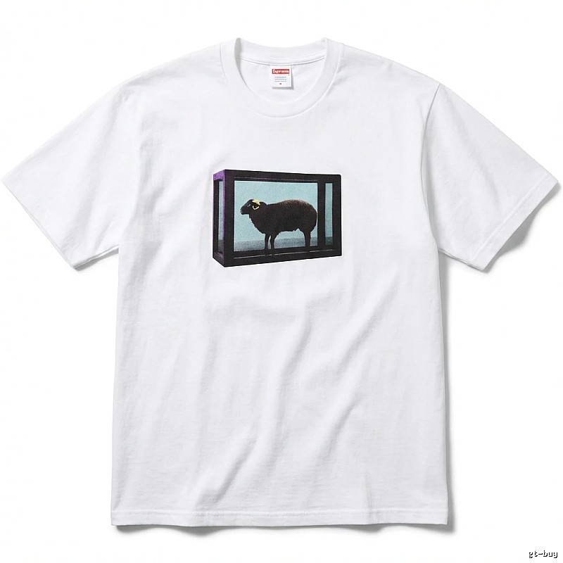 Supreme Sheep Print White T-shirt