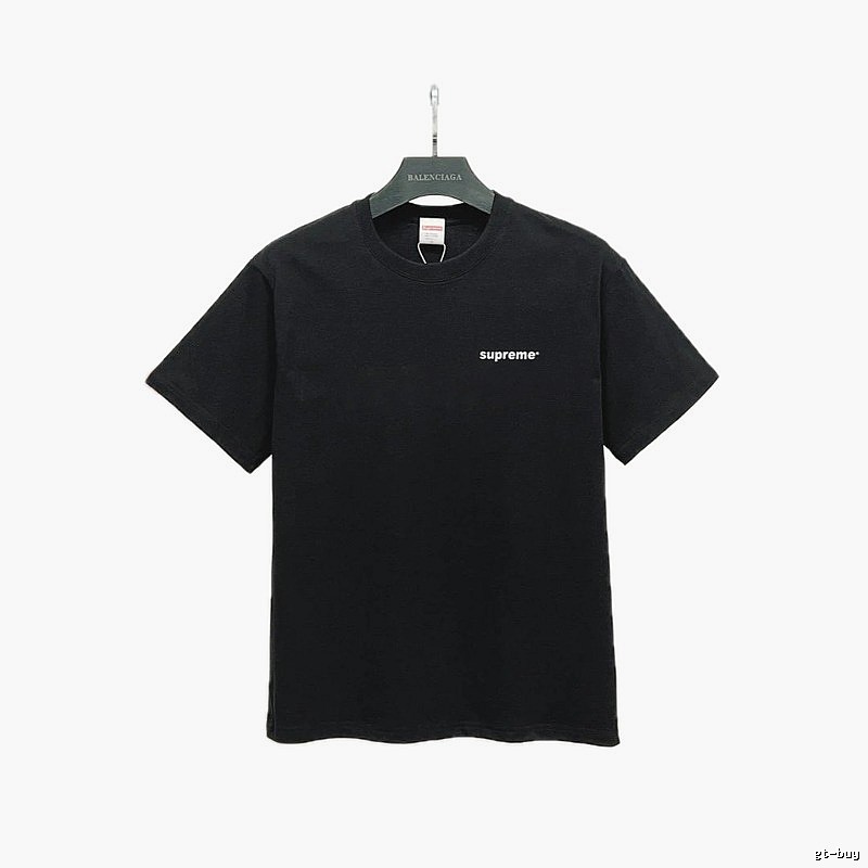 Supreme Small Logo Series Street Style Black T-Shirt