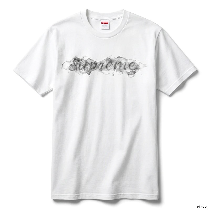 Supreme Smoke Style White T-shirt