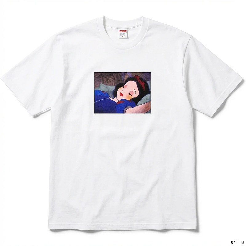 Supreme Snow White Print White T-shirt