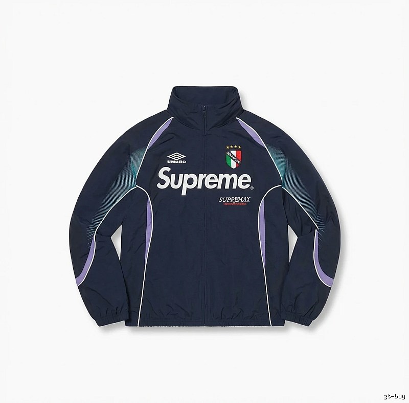 Supreme sporty dark blue jacket