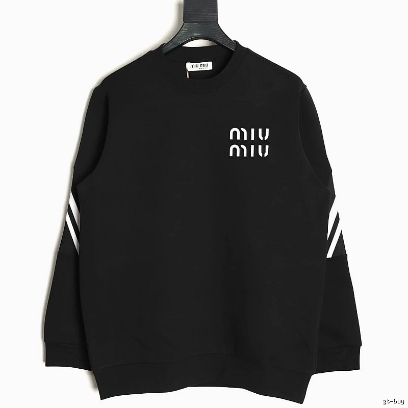 Sweatshirt by Miu Miu with Black Sweatshirt with White Miu