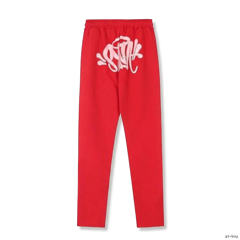 SynaWorld graffiti-style red trousers