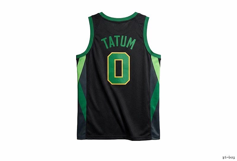 Tatum series black and green trendy brand jerseys