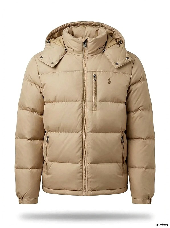 The classic khaki down jacket of Ralph Lauren.