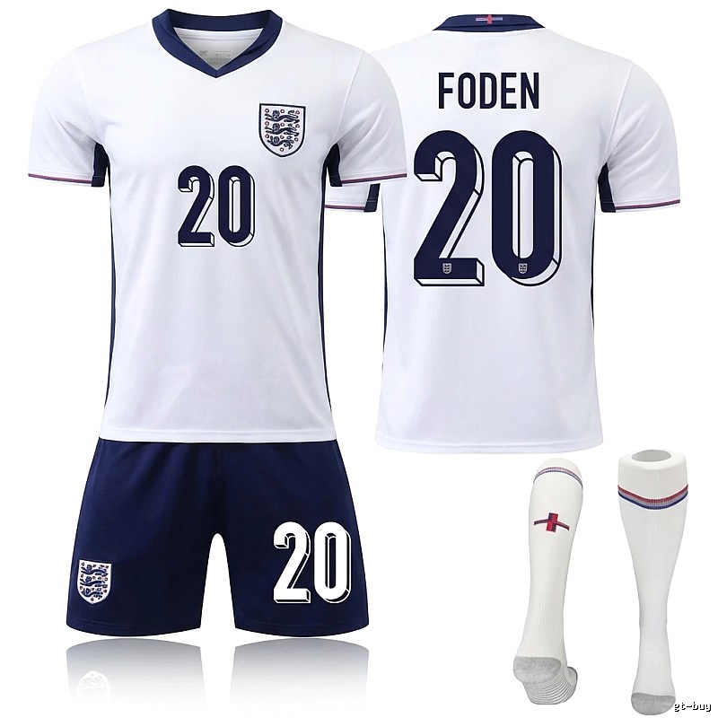 The England Foden No. 20 football jersey.