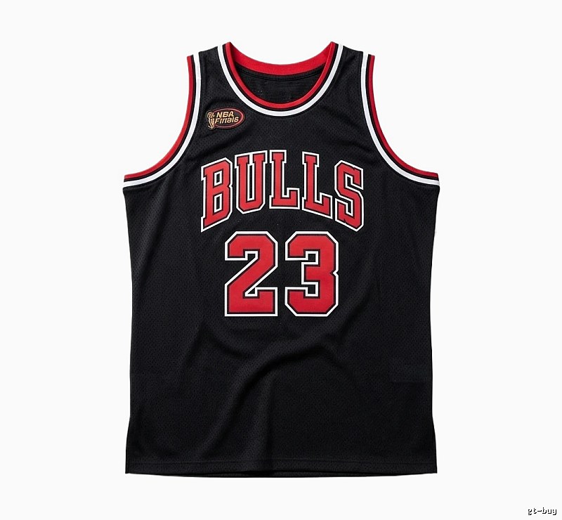 The retro black jersey of the Michael Jordan
