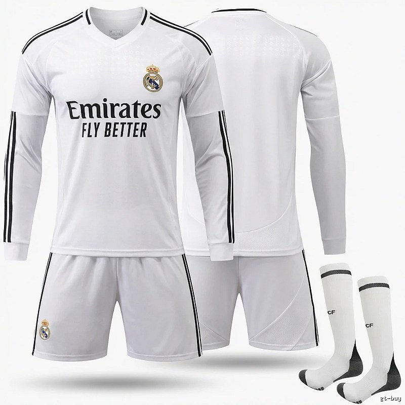The white sporty jersey of Real Madrid.
