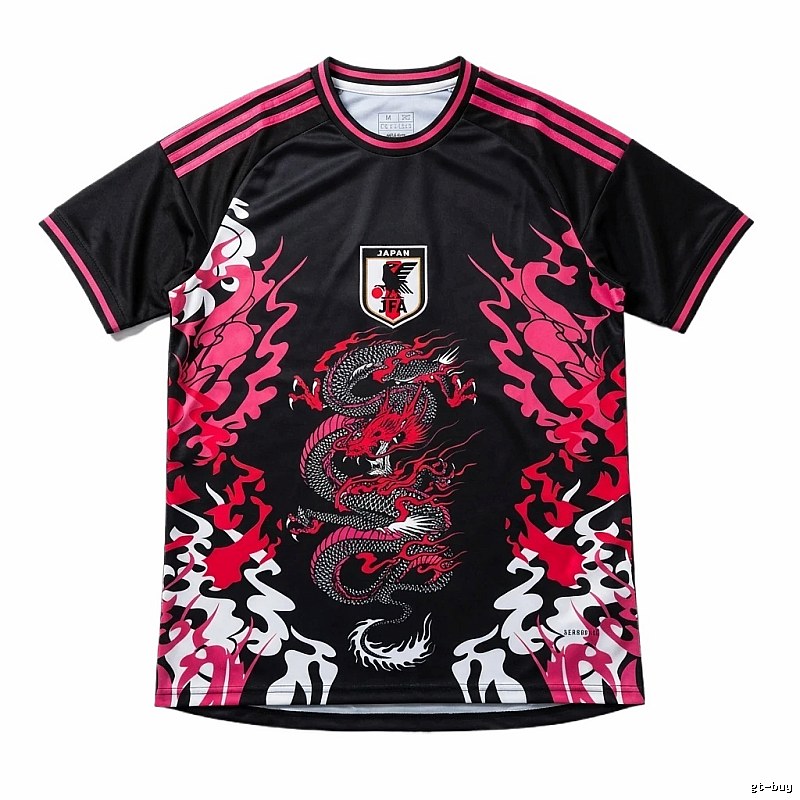 Tokyo Ghoul Dragon Pattern Black and Red Trendy T-shirt