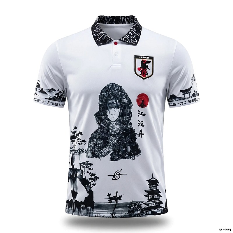 Tokyo Ghoul wind white short-sleeved shirt.
