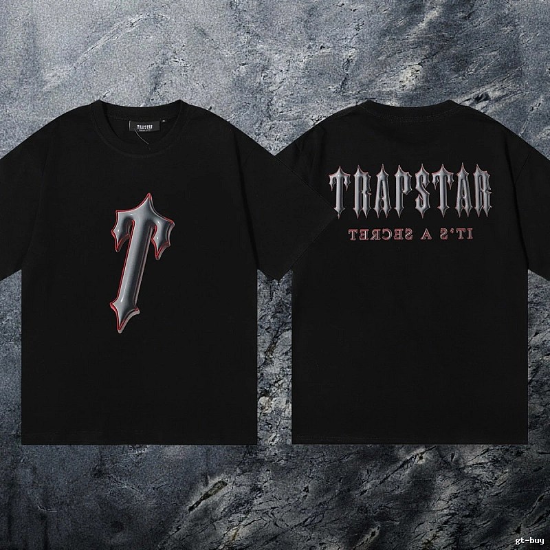 Trapstar Classic Keys graphic T-shirt Black White Key with Travel-Friendly Style