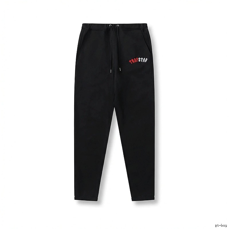 Trapstar minimalist style black sweatpants