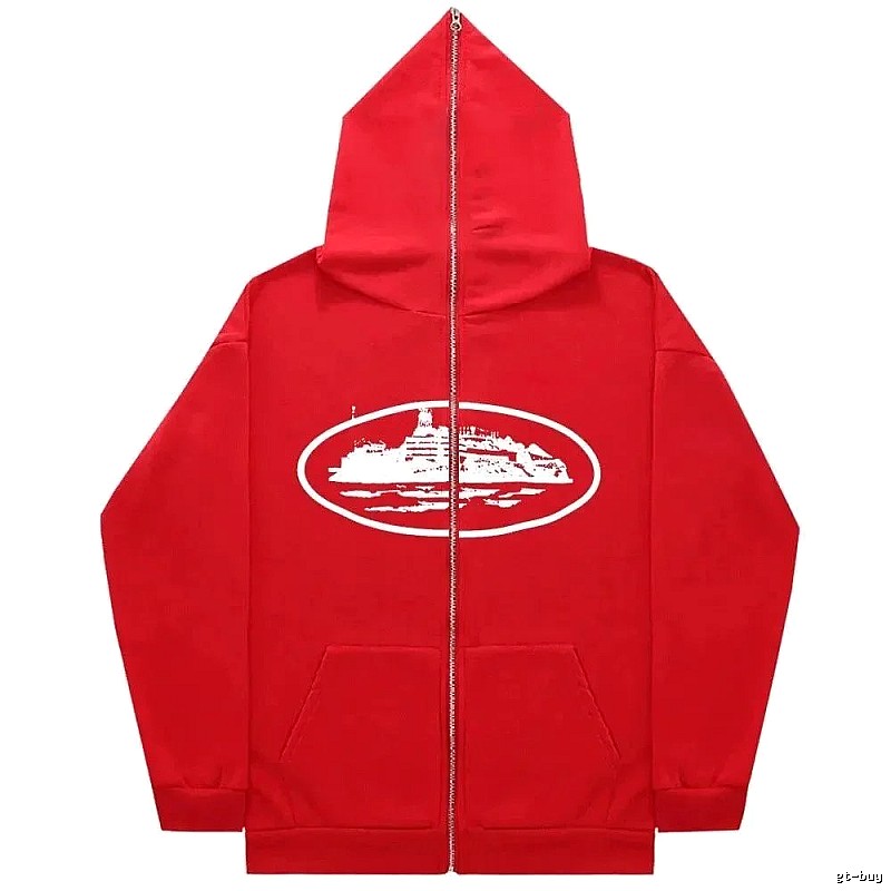 Trapstar Premium Style Graphic zip hoodie Black Zip Pink for Resort Outfits