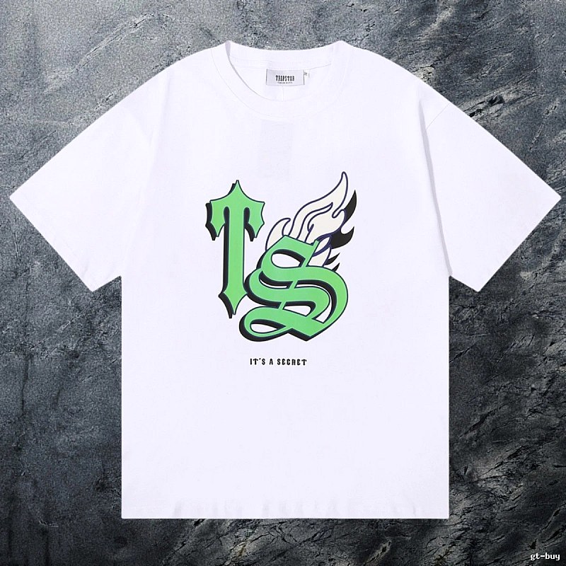 Trapstar Relaxed Keys graphic T-shirt Black White Key with Designer-Inspired Detail