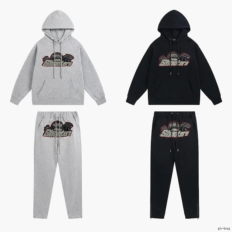 Trapstar sporty grey/black suit set