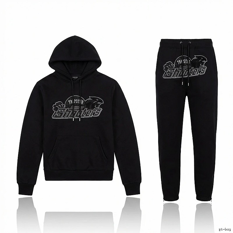 Trapstar trendy and cool style black suit