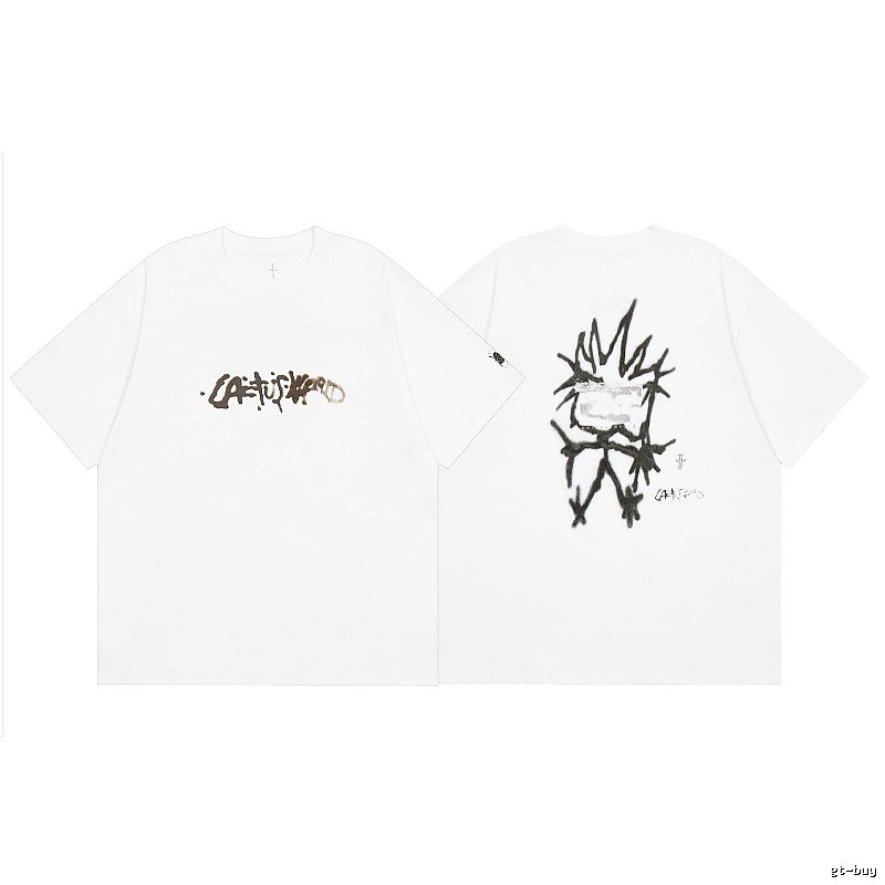 Travis Scott Gift Ready Graphic T-shirt Brown Travis Scott with Standout Detail