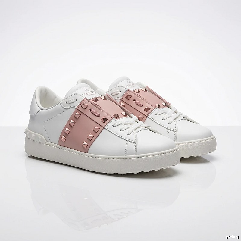 Valentino Rivet Fashionable White Shoes