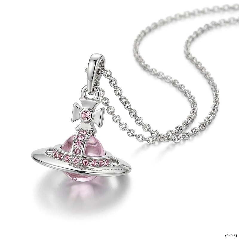 Vivienne Westwood Saturn series silver necklace