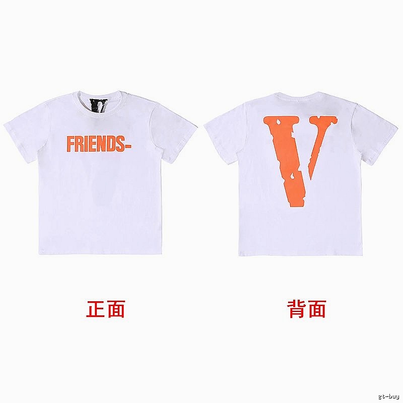Vlone Easy Match Logo T-shirt Black Purple Vlone for Everyday Use