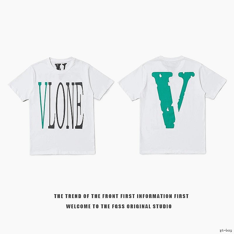 Vlone Resort Logo T-shirt Black Purple Vlone for Travel Looks