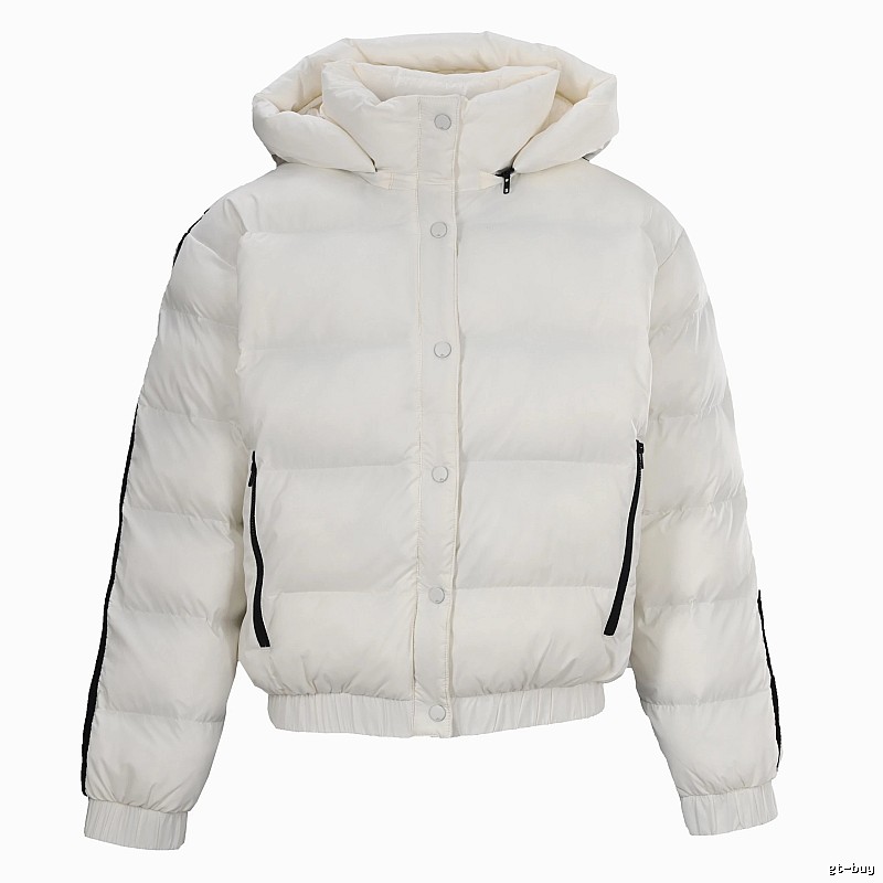 Weekend Cropped Puffer Jacket with high collar